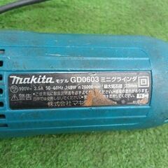 マキタ/makita GD0603 ミニグラインダー①【野田愛宕店】【店頭取引限定】【中古】管理番号：ITSK49377LDKの画像