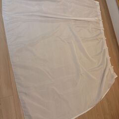 unico遮光カーテン、ニトリレースカーテンセットの画像
