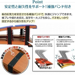 新品未開封 ロイター板 高学年用 スプリング式 跳び箱 ジャンプ板 踏切板 とび箱 ソフトとびばこ 室内 子供 小学生 運動 自宅 バネ 家庭用 50×80cm 単品の画像