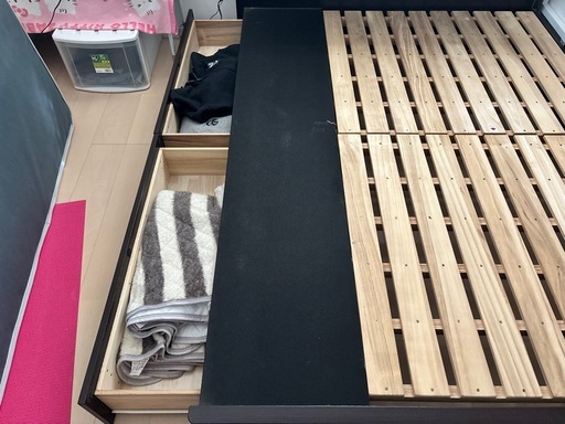 クイーンサイズベッド　藤光家具　