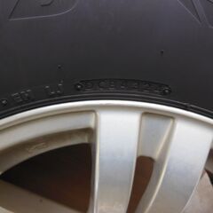 【引取限定】2024年製　BRIDGESTONE ブリザック　ＤＭ-Ｖ3 265/70r16スタッドレス+ホイール4本の画像
