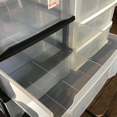 3段プラケース　プラチェスト　衣装ケース　中古品の画像