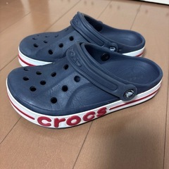 クロックス　ネイビー　22cmの画像