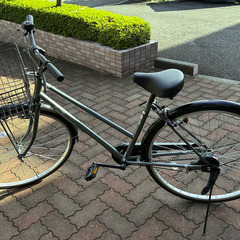 【ほぼ未使用の自転車】！27インチ自転車（鍵・カゴ付き）／日吉・武蔵小杉・元住吉・綱島・新川崎で受け渡し可の画像
