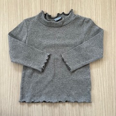 【mikihouse】100チェック柄ワンピース冬ジャンパースカート２点売り着画の画像