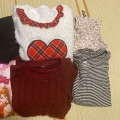 女の子　冬服中心　8枚セット　120〜130cmの画像