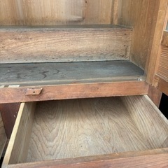 昭和レトロ 棚 食器棚 アンティーク レトロの画像