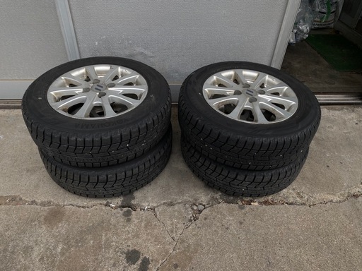 スタッドレスタイヤ　アルミホイール付き　175/65-14 激安