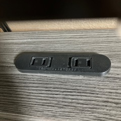 ダブルベッド　フレーム 耐荷重400kg 宮棚　コンセント付の画像