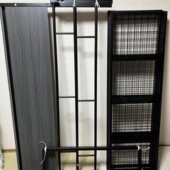 ダブルベッド　フレーム 耐荷重400kg 宮棚　コンセント付の画像