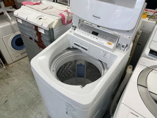 洗濯機の分解クリーニング行っています！配送設置込み　2019年製　Panasonic10K洗濯機DDモーター　分解クリーニング済み！！