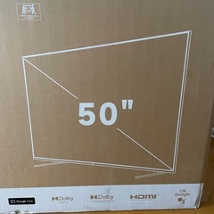 　Google TV 
50インチ　チューナーレステレビ の画像