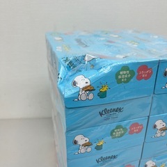 Kleenex クリネックス スヌーピー ローションティッシュ　180組×8箱 T396-43188の画像