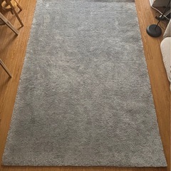 IKEA STOENSE ストエンセ ラグ パイル短, ミディアムグレー, 170x240 cmの画像