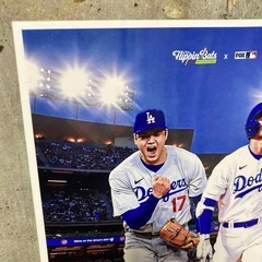 【六切サイズ】MLB ロサンゼルスドジャース 大谷翔平 大判スペシャルフォトグラフィ　1枚　の画像