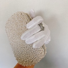 結婚式　ポーチ　ハンドバッグ　びひん美品の画像