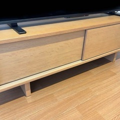 無印良品　TVボード　テレビボード　テレビ台　オークAVラックの画像