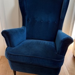 IKEA STRANDMON ストランドモン オットマン付き
の画像