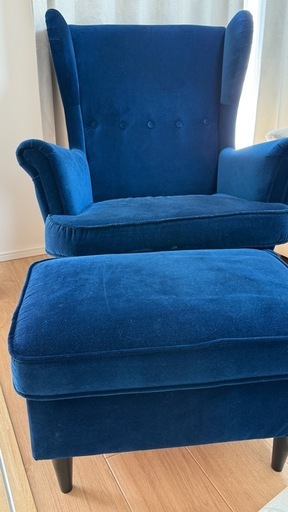 IKEA STRANDMON ストランドモン オットマン付き