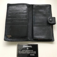 CHANEL シャネル がま口付き 財布 Gカード付きの画像