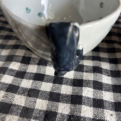砥部焼猫マグカップの画像