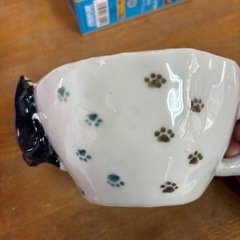 砥部焼猫マグカップの画像