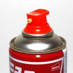 使いかけ「ロックペイント　ニュースプレー　ラッカー　黒」の画像