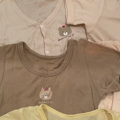 80サイズ・半袖ロンパース肌着セットの画像