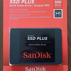 未使用のSSD 500GBの画像