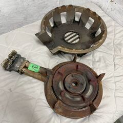 鋳物コンロ LPガス 厨房 厨房機器 店舗 店舗用品 五徳 業務用 ガスコンロ 調理器具 飲食店 ③ A0688の画像