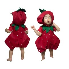 ハロウィン　コスチューム　いちごの画像