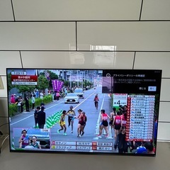 Ⓜ️商品 【土日対応】 SONYソニー株式会社 ブラビア　4K有機EL 55型テレビ(本体壁掛け) KJ-55A8H 2020年　リモコン付き　現状渡し　10-19-07 の画像