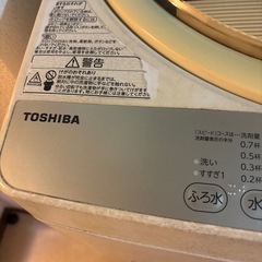 東芝　洗濯機　
の画像