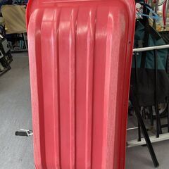 ジャンボそり 135cm 赤 ひも付き 特大 大型ボブスレー ビッグサイズ 除雪そり 荷物運び ソリ 札幌市手稲区の画像