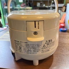 動作確認済み　Panasonic 炊飯器  ホワイト 3合炊き　白　家電　国内家電メーカー　パナソニック　パナの画像