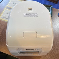 動作確認済み　Panasonic 炊飯器  ホワイト 3合炊き　白　家電　国内家電メーカー　パナソニック　パナの画像