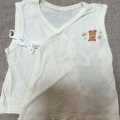 短肌着＆コンビ肌着セット　くま柄の画像