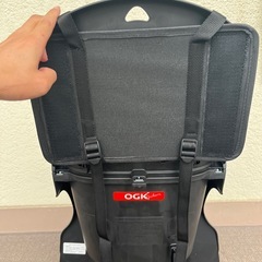 自転車用チャイルドシート新品未使用レインカバー付きの画像
