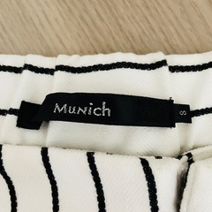 【Munich】ストライプ レディースすとれーストレートパンツの画像