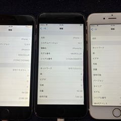 3台セット　ジャンク　iPhone　6S×2台　6×1台　iPhone　アップルの画像