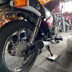 CBX125 カスタム　予備エンジン付きの画像
