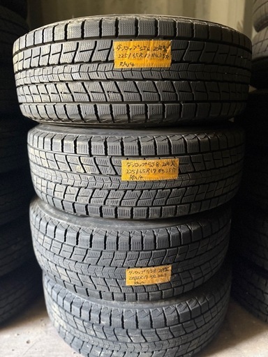 ⭐︎ ダンロップSJ8 225/65R17美品　社外ホイール付き