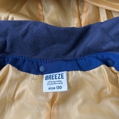 新品130アウター　えりつき襟付きBREEZE FOインターナショナルの画像