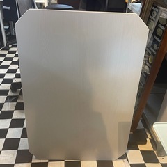 【リサイクルサービス八光】幅90㎝　ニトリ　折りたたみローテーブル カムオン 9060 WWの画像