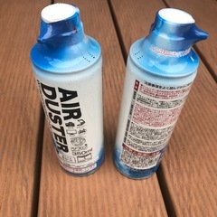 新品　未開封　専用ノズル付き　逆さでも使える　ライフプロダクト　エアーダスター　350ml×2本の画像