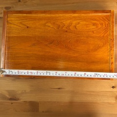 日本国内産　手作り　漆器　お盆　の画像