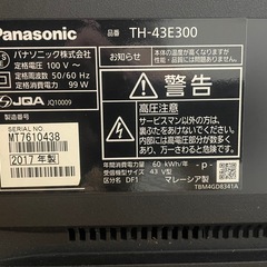 Panasonic  TH-43Ｅ300 　の画像