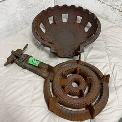 鋳物コンロ LPガス 厨房 厨房機器 店舗 店舗用品 五徳 業務用 ガスコンロ 調理器具 飲食店 ⑤ A0690の画像