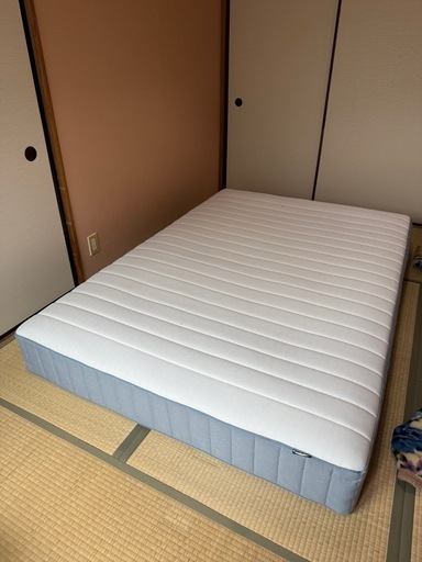 美品⭐︎IKEA ベッドフレーム（ダブルサイズ）＆マットレスセット