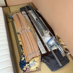 IKEA ベッドフレーム（ダブルサイズ）＆マットレスセットの画像